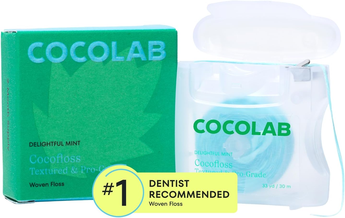 Cocofloss_Expanding_Woven_Dental_Floss_by_Cocolab,_Waxed_Tooth_Floss_for_Daily_Oral_Care,_Coconut_Oil_Infused,_Vegan,_for_Adults_and_Kids,_Mint_Scent,_1_Pack
