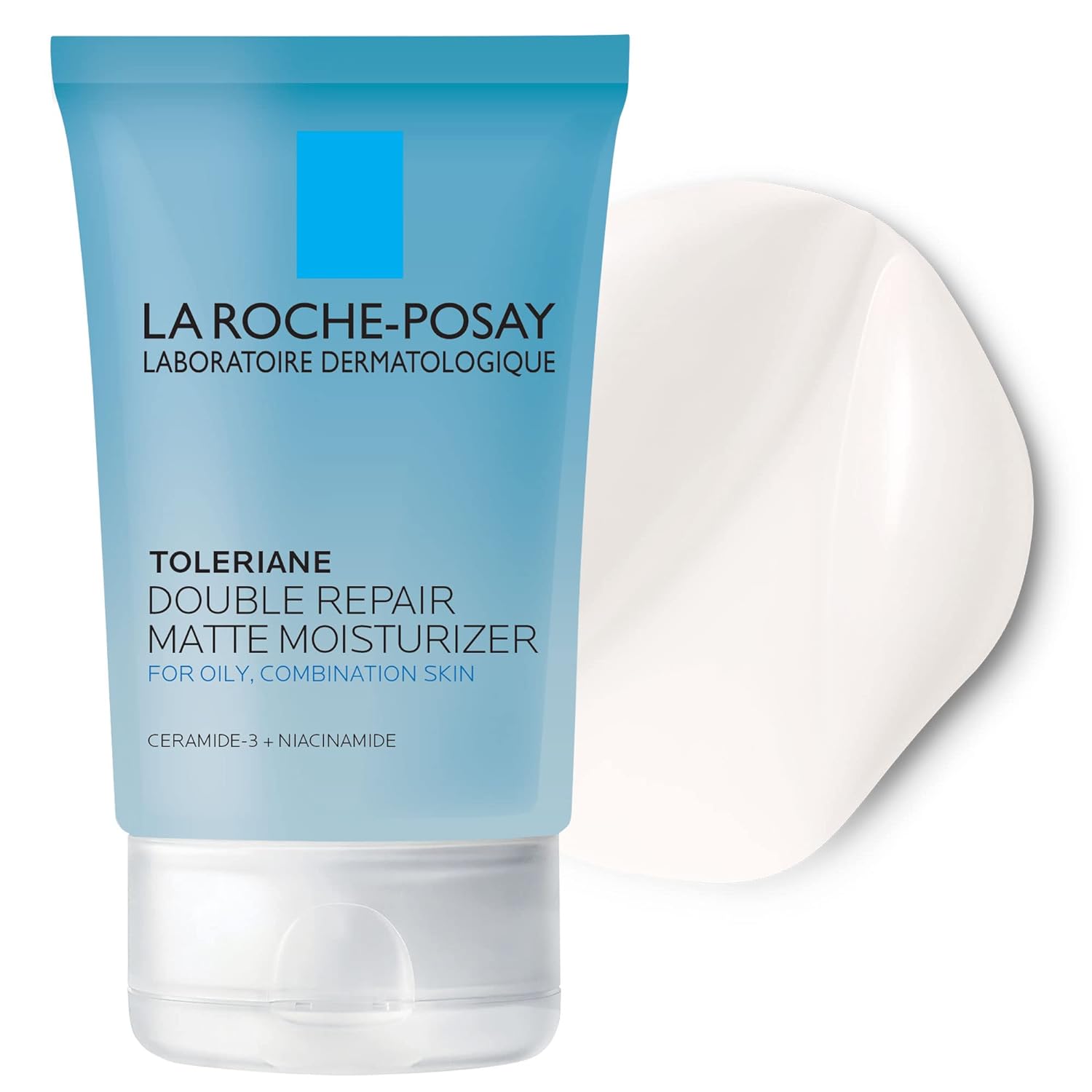 La_Roche-Posay_Toleriane_Double_Repair_Matte_Face_Moisturizer,_Daily_Moisturizer_For_Oily_Skin_With_Ceramide_And_Niacinamide_For_All_Skin_Tones,_Oil_Free,_Non-Comedogenic,_Available_with_SPF_30