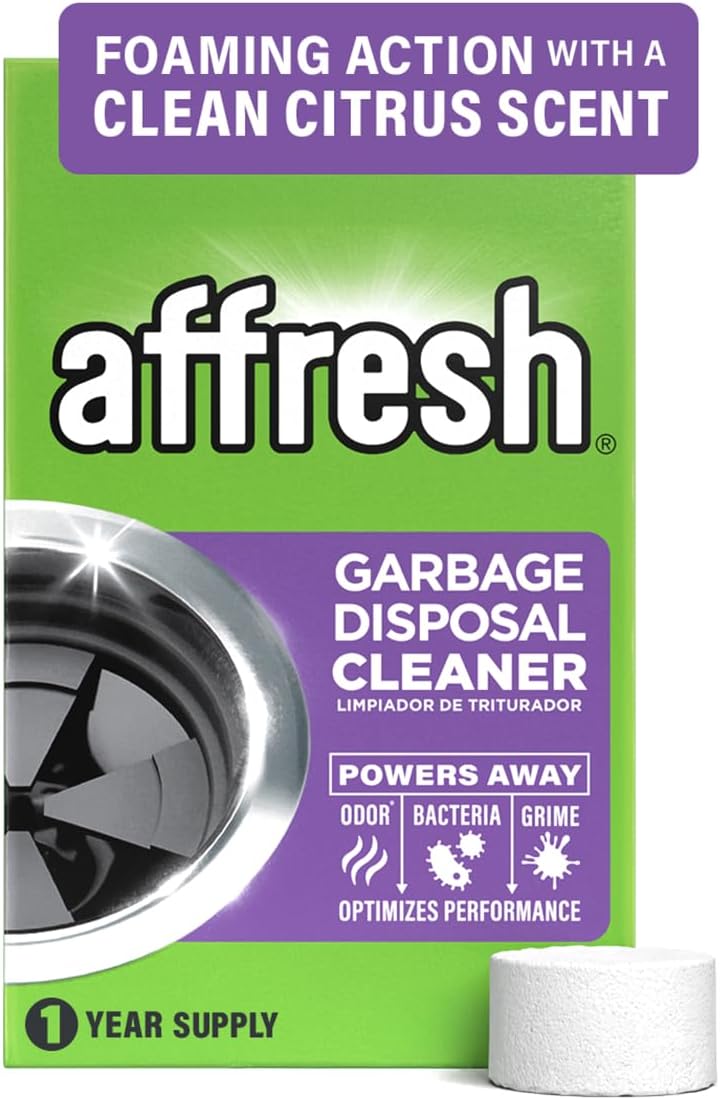 Affresh_Garbage_Disposal_Cleaner,_Helps_Power_Away_Odor_Causing_Bacteria,_Debris_&_Grime_in_Grind_Chamber,_Impeller_&_Drain_Pipe,_12_Tablets,_1_Year_Supply