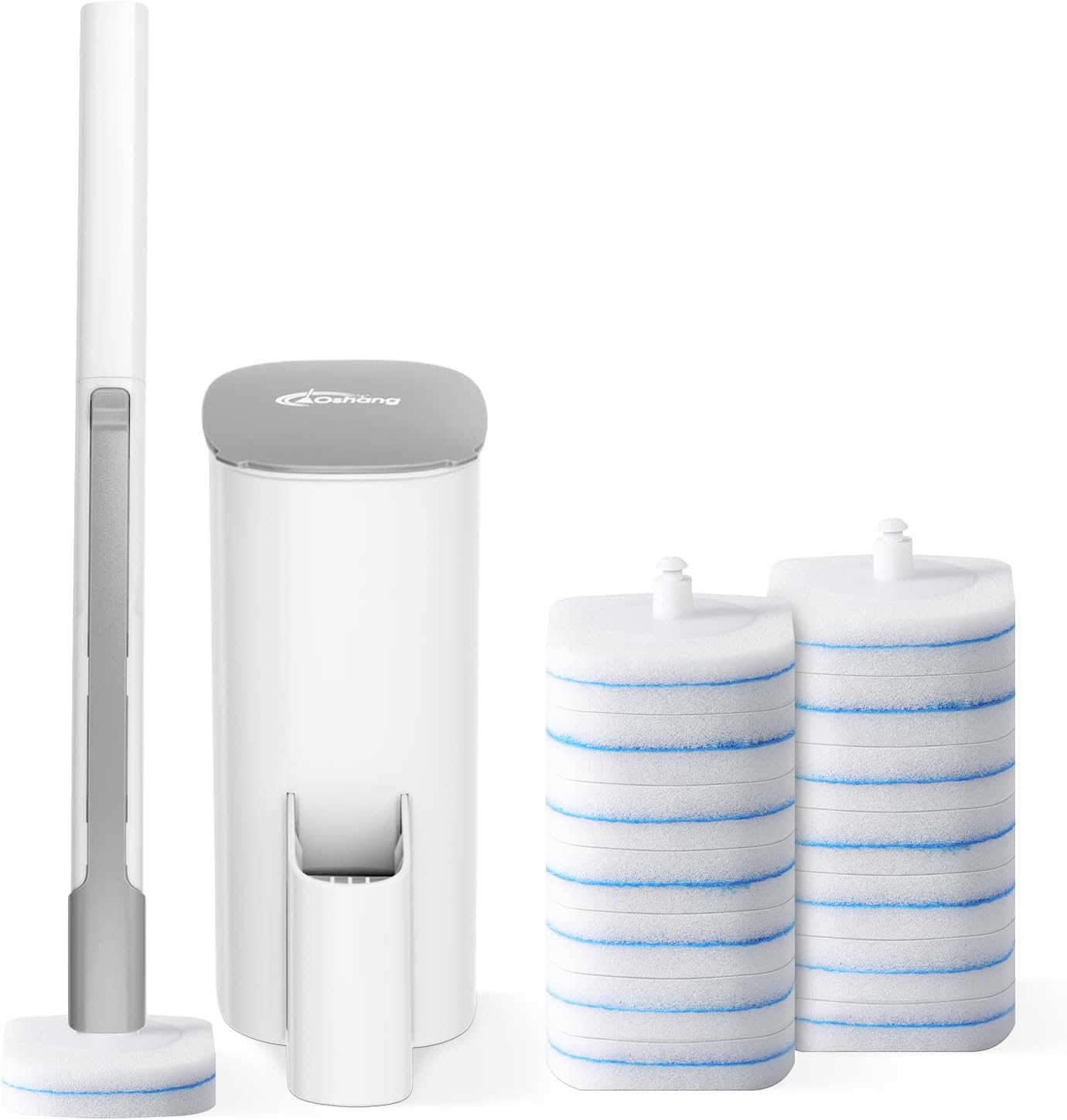 oshang_Disposable_Toilet_Brush_-_Toilet_Bowl_Cleaner,_Toilet_Cleaning_Supplies,_Toilet_Brush_with_Holder,_14_Refills_for_Deep_Cleaning_and_Hygienic_Bathroom_Maintenance