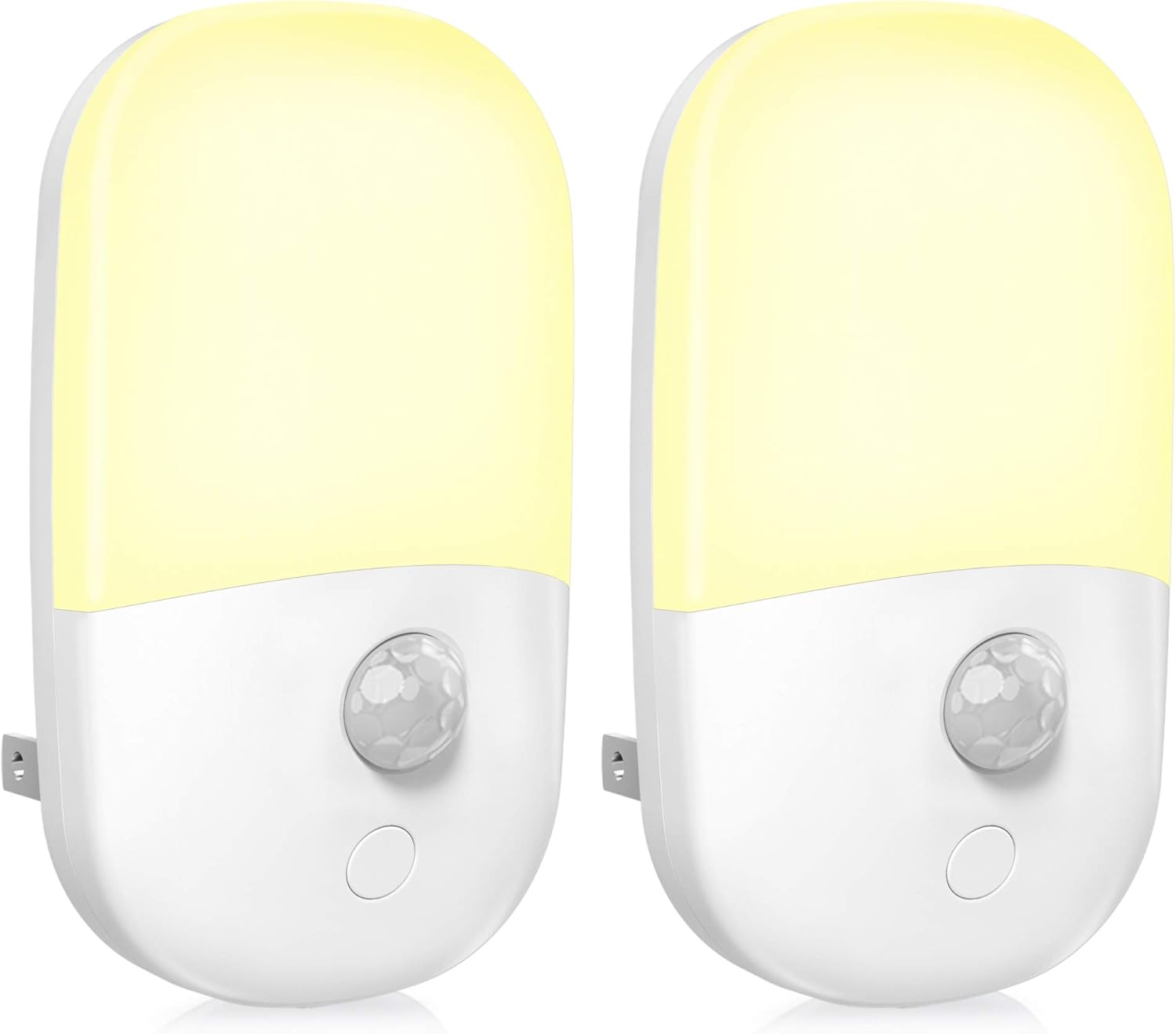 MAZ-TEK_Plug_in_Motion_Sensor_Dimmable_Night_Light,_Soft_Warm_White_LED_Nightlight_with_Dusk_to_Dawn_Motion_Sensor,_Adjustable_Brightness_for_Bedroom,_Bathroom,_Kitchen,_Hallway,_Stairs,2_Pack