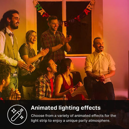 Kasa_Smart_LED_Light_Strip,_50_Color_Zones_RGBIC,_16.4ft_Wi-Fi_LED_Strip_Works_w/_Alexa,_Google_Home_&_SmartThings,_High_Brightness,_16M_Colors,_PU_Coating,_Trimmable,_2_Yr_Warranty_(KL420L5)