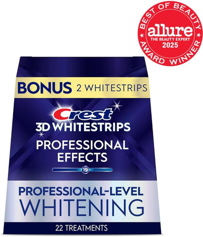 Crest_3D_Whitestrips_Professional_Effects_–_Teeth_Whitening_Kit,_22_Treatments_(20_+_2_Bonus),_Each_with_1_Upper/1Lower,_44_Strips_–_Crest_3DWhite_Teeth_Whitening_Strips