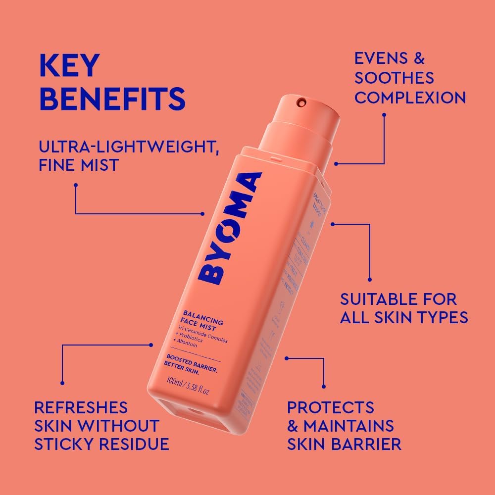 BYOMA_Balancing_Face_Mist_-_pH_Balanced_Face_Toner_with_Ceramides,_Probiotics_&_Allantoin_-_Alcohol_Free_Toner_Spray_-_Balance,_Soothe_&_Refresh_Throughout_The_Day_-_3.38_fl._oz
