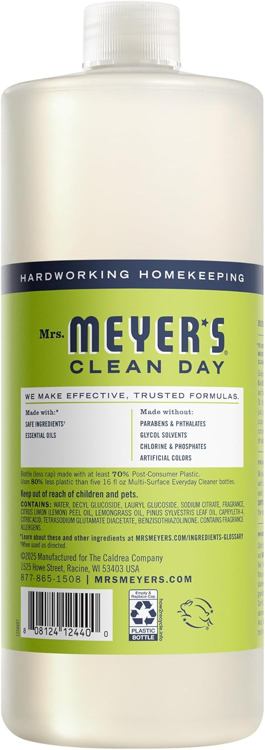 MRS._MEYER'S_CLEAN_DAY_Multi-Surface_Everyday_Concentrate,_Lemon_Verbena_Scent,_32_Fl_Oz_Bottle_-_2_Pack