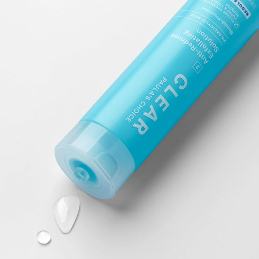 Paula's_Choice_CLEAR_Anti-Redness_Exfoliating_Solution,_2%_Salicylic_Acid_Liquid_Exfoliant_for_Face,_Face_Exfoliant_for_Mild_to_Severe_Acne_&_Breakouts,_Blackheads_and_Clogged_Pores,_Fragrance-Free