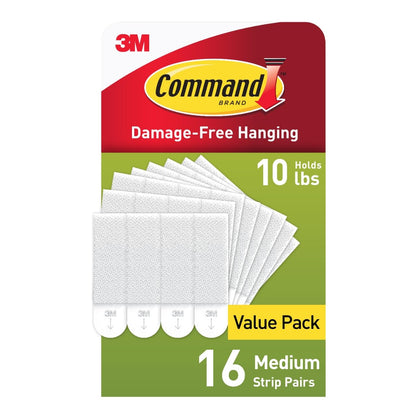 Command_10_lb_Medium_16_Pairs_Picture_Hanging_Strips_(32_Strips),_Damage-Free_Hangers_for_Picture_Frames,_No_Tools_Required,_Great_for_Home_Room_Wall_Decor,_White_Adhesive