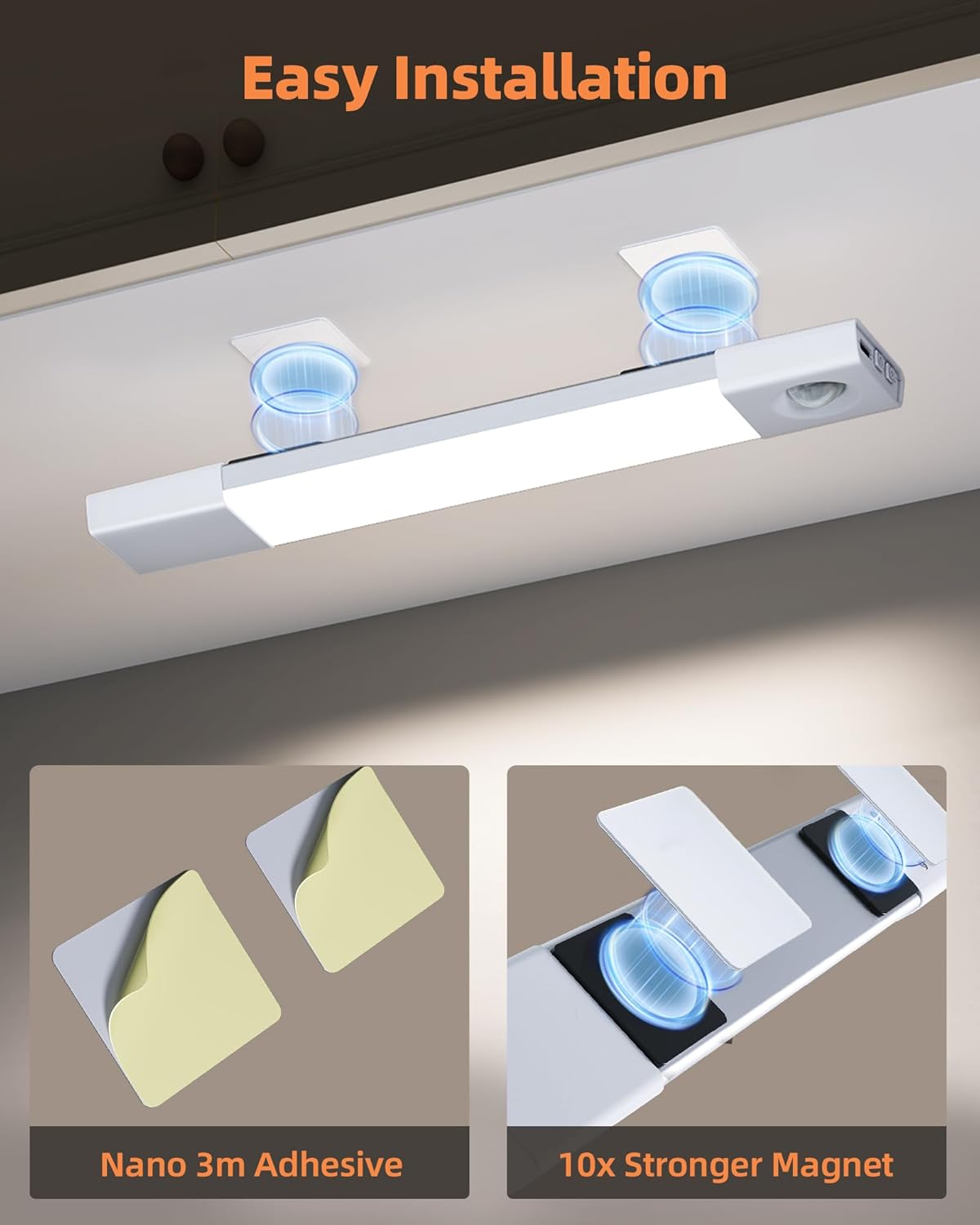 EZVALO_3_Pack_7”_Motion_Sensor_Light_Indoor,_Wireless_Under_Cabinet_Lighting,_30_LED_Rechargeable_Closet_Lights,_Dimmable,_3_Color_Temperatures,_Counter_Lights_for_Wardrobe,_Pantry,_Bedroom,_Kitchen