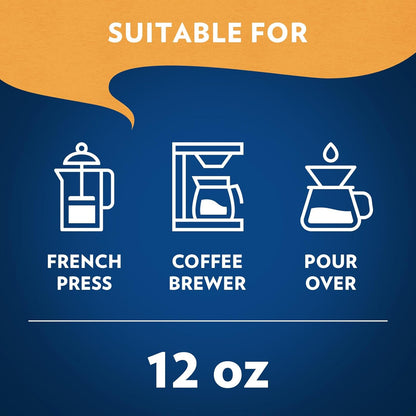 Lavazza_Costiera_Gran_Aroma_Ground_Coffee_12oz_Bag,_Light_Roast,_Smooth_and_Aromatic_Taste,_Intensity_2/5,_100%_Arabica,_Ideal_for_Drip_Brewers,_(Pack_of_1)_-_Package_May_Vary