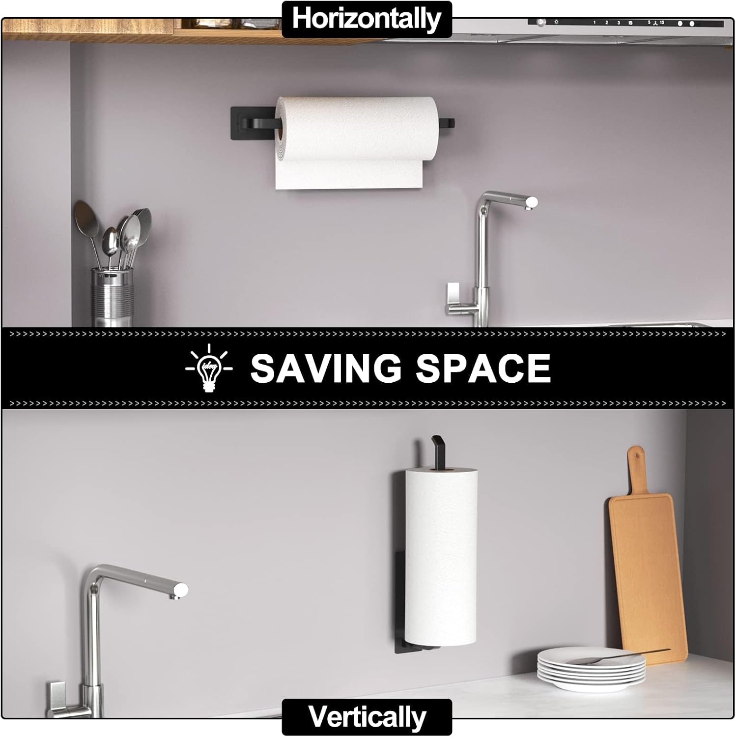Paper_Towel_Holder_-_Self-Adhesive_or_Drilling,_Matte_Black_|_Under-Cabinet_or_Wall-Mounted_|_Kitchen_Roll_Dispenser_|_Upgraded_Aluminum_|_Lighter_Yet_Stronger_Than_Stainless_Steel