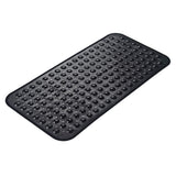 AmazerBath Bath Tub Mat, Medium Size 27.6 x 15 Inches Non-Slip Shower Mats with Suction Cups and Drain Holes, Bathroom Bathtub Mats Machine Washable