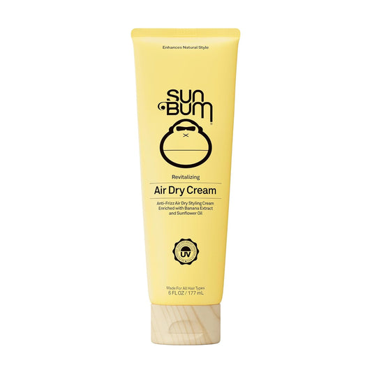 Sun_Bum_Revitalizing_Air_Dry_Cream_-_Anti_Frizz_Styling_Cream_with_Banana_Extract_and_Sunflower_Oil_-_Vegan_-_Without_Parabens_-_UV_Protecting_-_Helps_Smooth_and_Enhance_Natural_Hair_Texture_-_6_fl_oz