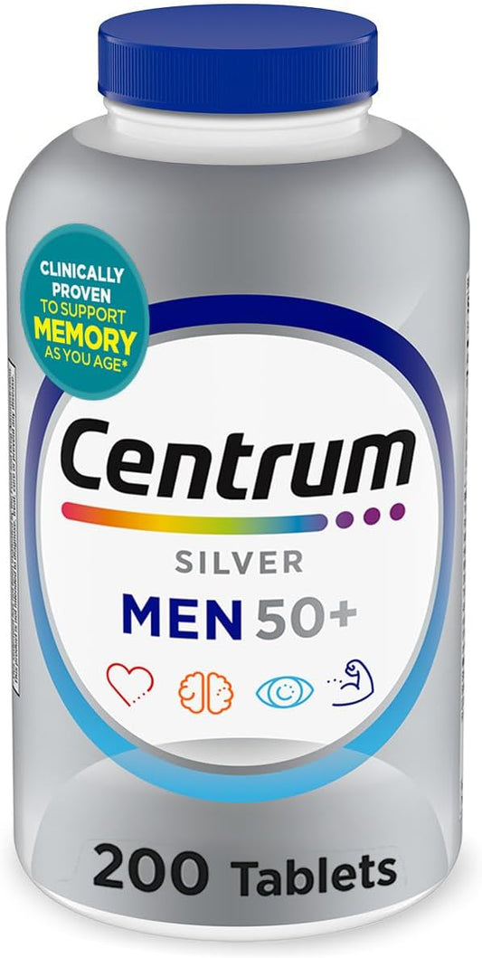 Centrum_Silver_Men's_50+_Multivitamin_with_Vitamin_D3,_B-Vitamins,_Zinc_for_Memory_and_Cognition_-_200_Tablets