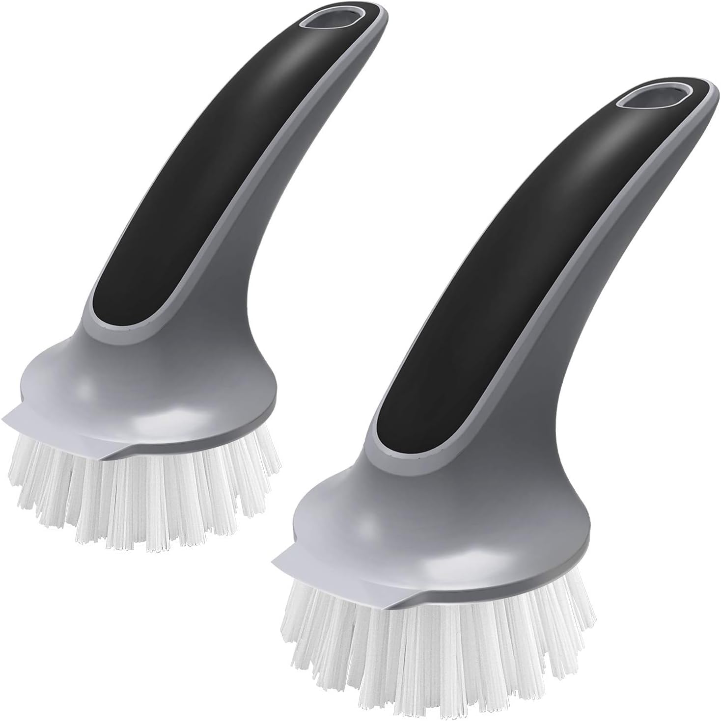 MR.SIGA_Pot_and_Pan_Cleaning_Brush,_Dish_Brush_for_Kitchen,_Gray,_Pack_of_2