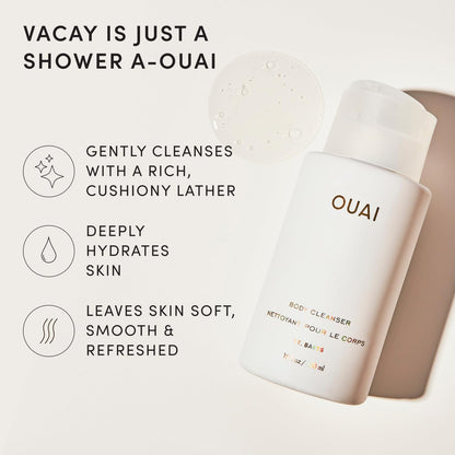 OUAI_Body_Cleanser,_St._Barts_-_Foaming_Body_Wash_with_Jojoba_Oil_and_Rosehip_Oil_to_Hydrate,_Nurture,_Balance_and_Soften_Skin_-_Paraben,_Phthalate_and_Sulfate_Free_Skin_Care_Products_(10_Fl_Oz)