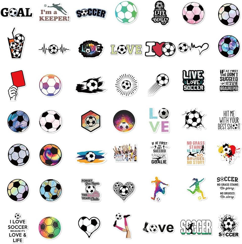 150_PCS_World_Cup_Football_Soccer_Stickers_Soccer_Sports_Stickers_Vinyl_Waterproof_Sticker_Graffiti_Decals_Soccer_Gifts_for_Water_Bottle_Helmets_Scrapbook_World_Cup_Kids_Teens_Adults