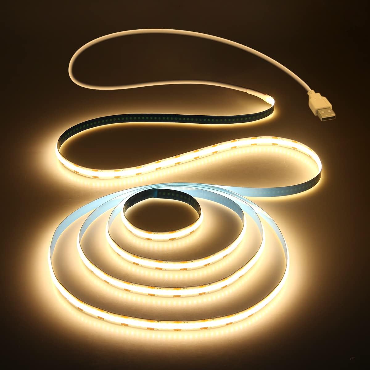 Aclorol_USB_COB_LED_Strip_Lights_Warm_White_Led_TV_Backlight_5V_1M_3.28FT_320Leds_3000K_CRI85+_COB_Flexible_Lights_with_1M_USB_Powered_for_Bedroom_Under_Cabinet_Kitchen_DIY_Lighting_Project