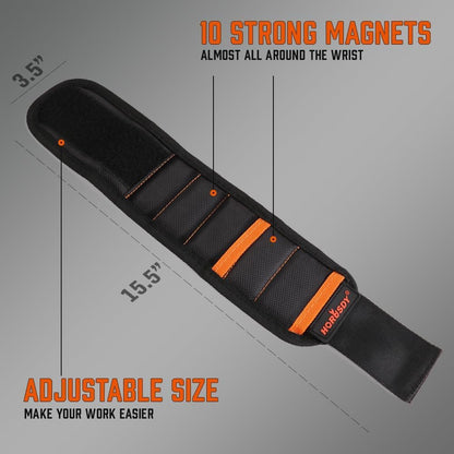 HORUSDY_Magnetic_Wristband_&_Universal_Socket_Grip_(7–19mm),_Stocking_Stuffers_Gifts_for_Dad_with_Strong_Magnets_for_Holding_Screws,_Nails,_Drilling_Bits,_DIY,_Christmas_Tool_Gift_for_Men