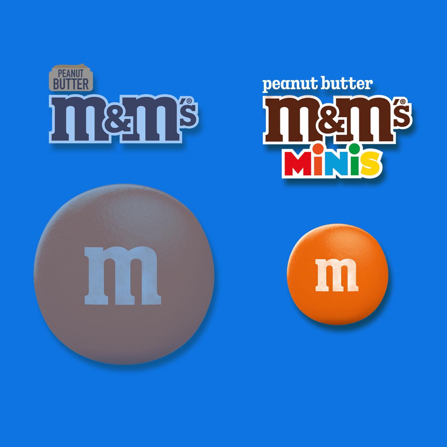 M&M'S_MINIS_Peanut_Butter_Milk_Chocolate_Snacks,_Candy_Bulk,_Sharing_Size_8.6_Oz_Resealable_Bag