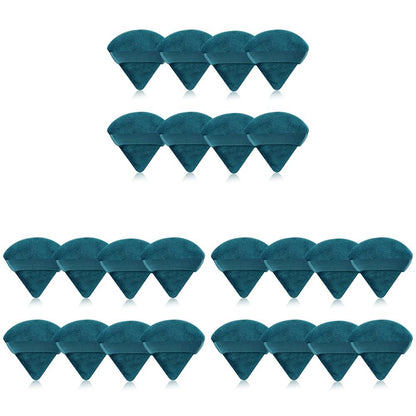 8 Pieces Triangle Powder Puff Face Soft Triangle Makeup Puff Velour Cosmetic Foundation Blender Sponge Beauty Makeup Tools (Pack of 3)