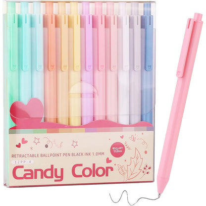 WY_WENYUAN_Pens,_Writing_Pens,_Personalized_Ballpoint_Pens_Bulk,_Flair_Colorful_Pens,_Black_Ink_1.0_mm_Journaling_Pen,_Glitter_Pens_Office_Supplies_For_Women_&_Men,_Note_Taking