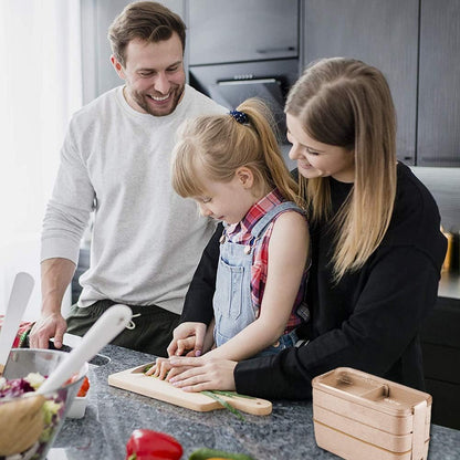 Iteryn_Bento_Adults_Lunch_Box,_Stackable,_3-In-1_Compartment_-_Wheat_Straw,_Leakproof_Eco-Friendly_Meal_Prep_Containers_Tableware