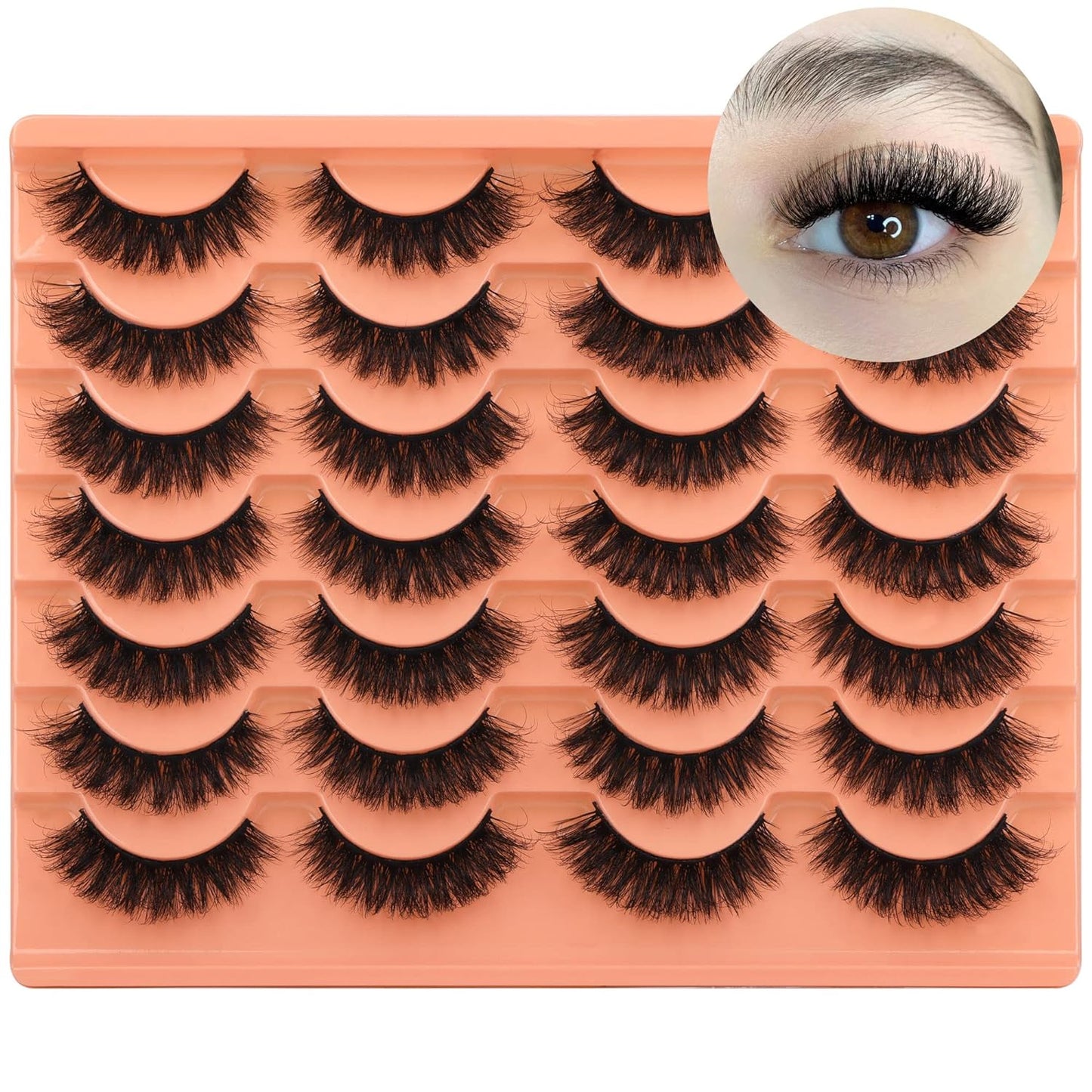 Losha_Eyelashes_Natural_Look_Faux_Mink_Lashes_Pack_Handmade_Fluffy_False_Eyelashes_14_Pairs_Cat_Eye_Lashes_(54)_Makeup_Lash_Extensions_Cosmetic_Eyelashes_Extensions_Eyelash_Extension_Lash_Extension