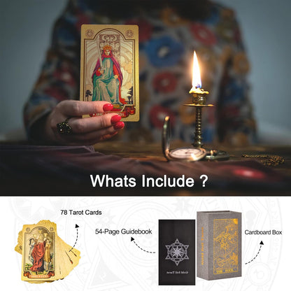 78_Gold_foil_Tarot_Cards_with_Guide_Book_Tarot_Deck_for_Beginners_and_Professional_Player_with_Box_Tarot_PVC_Durable_Waterproof_Wrinkle_Resistant