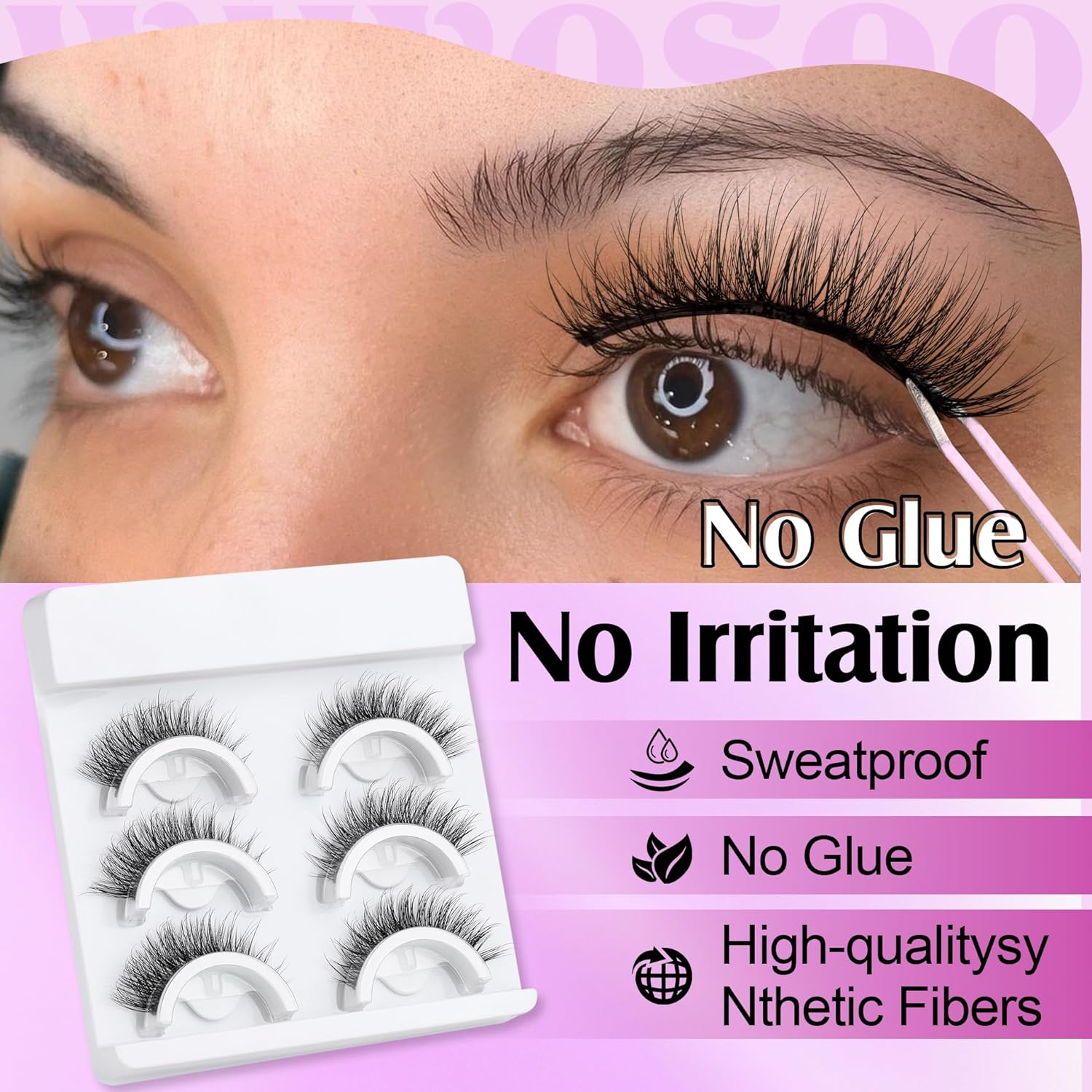 Wiwoseo_Self_Adhesive_Eyelashes_No_Glue_Needed_False_Lashes_Natural_Look_Lash_Extensions_Reuseable_Self_Adhesive_Lashes_Waterproof_Wispy_Fluffy_Lashes_with_Tweezer_3_Pairs_Pack