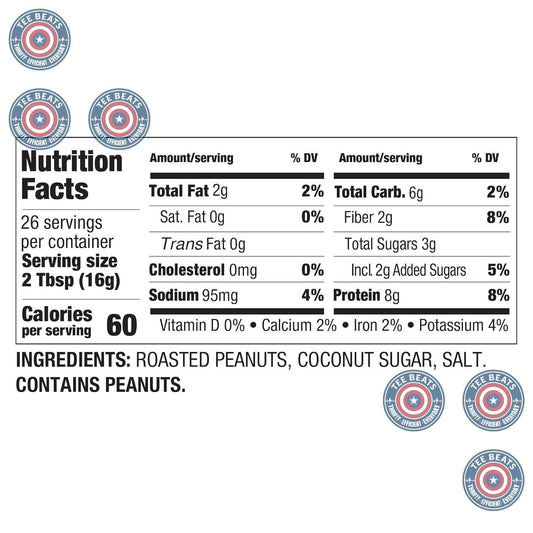 PBfit_15_Ounce_Classic_Peanut_Butter_Powder,_Powdered_Spread_From_Real_Roasted_Peanuts,_8g_of_Protein_8%_DV,_Gluten-Free,_60_calories,_87%_less_fat_(Pack_1)
