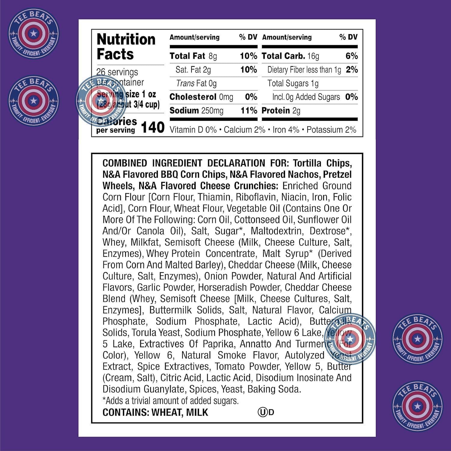 Utz_Party_Mix_-_26_Ounce_Barrel_Tasty_Snack_Includes_Corn/Nacho_Tortillas,_Pretzels,_BBQ_Corn_Chips_and_Cheese_Curls,_Easy_Quick_Snacks,_Cholesterol_Free_Trans-Fat