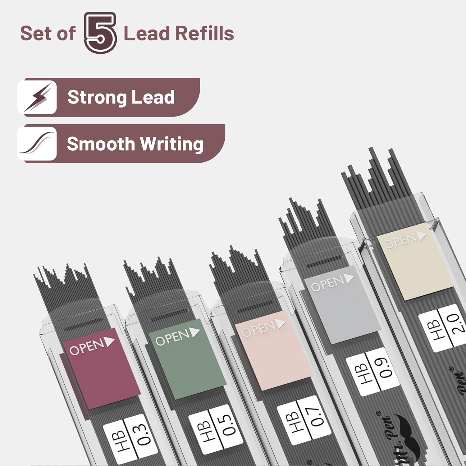 Mechanical_Pencil_Set_with_Leads_and_Eraser_Refills,_5_Sizes_-_0.3,_0.5,_0.7,_0.9_and_2_Mm,_for_Drafting,_Drawing_and_Sketching