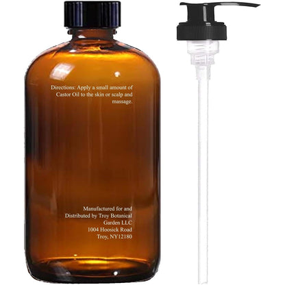Castor_Oil_16_Fl_Oz_(Glass_Bottle)_-_Original_Unrefined_-_A_Huge_Glass_Bottle_with_a_Pump_-_100%_Pure_and_Natural,_Cold_Pressed,_and_Hexane-Free_-_Hair_Oil,_Body_Oil