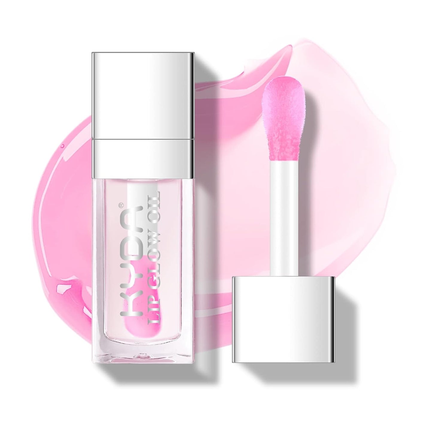 KYDA_Hydrating_Lip_Glow_Oil,_Clear_to_Pink,_Color_Change_Effect,_Moisturizing_Transparent_Plumping_Lip_Oil_Tinted_for_Lip_Care_and_Dry_Lips,_by_Ownest_Beauty_Skincare_Moisturizer_Moisture_Comfort