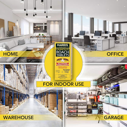 Harris_Roach_Tablets,_Boric_Acid_Roach_and_Insects_Killer_with_Lure,_Alternative_to_Bait_Traps