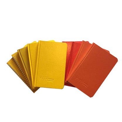 Elan_Publishing_Company_E64-8x4_Field_Surveying_Book_4_⅝_x_7_¼,_Bright_Orange_Cover