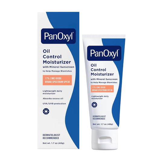 PanOxyl_AM_Oil_Control_Moisturizer,_NEW_Sheer_Formula,_Absorbs_Excess_Oil_and_Reduces_Shine,_with_Mineral_Sunscreen_for_Acne_Prone_and_Oily_Skin_-_SPF_30-1.7_oz