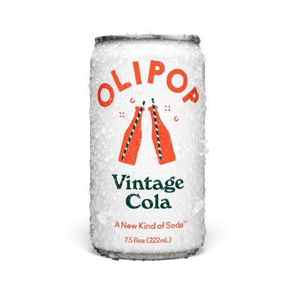 OLIPOP_Minis_Prebiotic_Soda_Pop,_Vintage_Cola,_Pantry_Pack_Packed_with_Prebiotics,_Fiber,_and_Botanicals,_Gluten_Free,_GMO_Free,_7.5oz_(6-Cans)