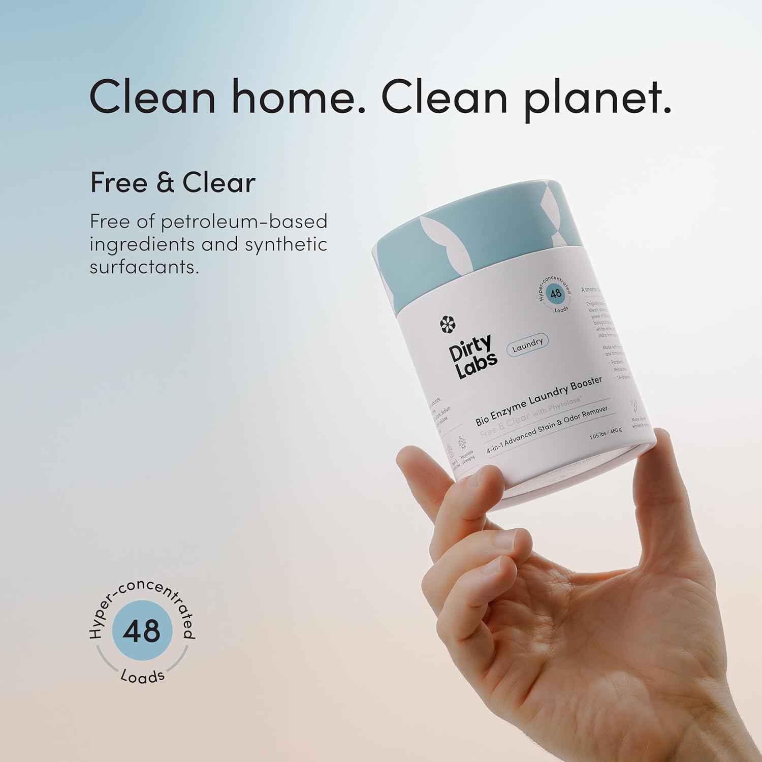 Dirty_Labs_|_Scent_Free_|_Bio_Enzyme_Laundry_Booster_|_48_Loads_(1_lb)_|_Hyper_Concentrated_|_High_Efficiency_&_Standard_Machine_Washer_|_Nontoxic,_Biodegradable_|_Stain_&_Odor_Removal_Enzyme_Booster