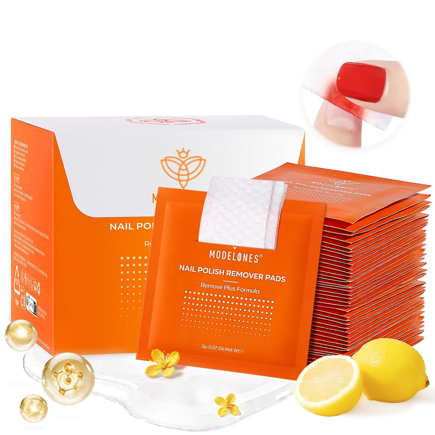 Modelones_Nail_Polish_Remover_Pads,_Acetone_Nail_Polish_Remover_Wipes_50_PCS_Professional_Individually_Wrapped_Wet_Wipes_Easily_&_Quickly_Lemon_Smell_Glycerin_Moisturizing_Big_Size_Portable