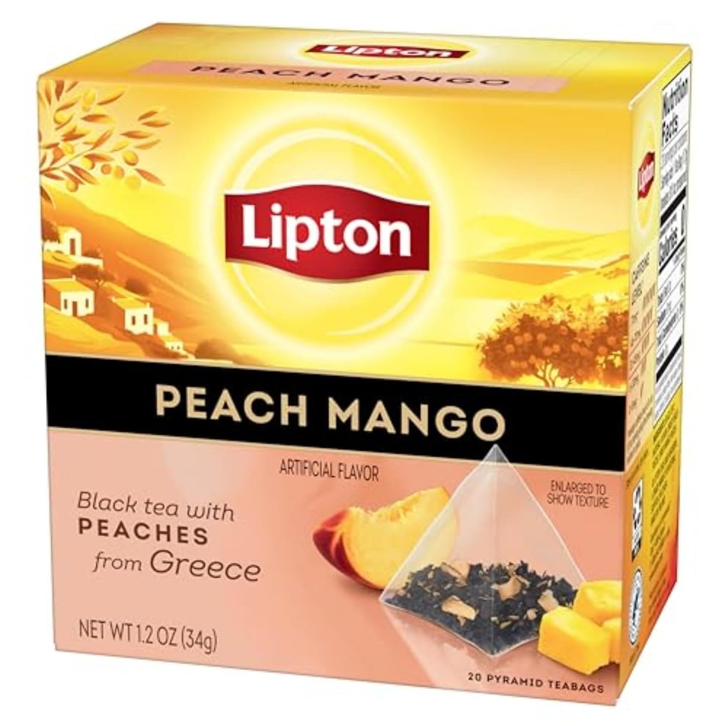 Lipton_Black_Tea_Peach_Mango,_Pyramid_Tea_Bags,_Flavored_Teabags_for_a_Refreshing_Cup_of_Tea,_20_Total_Tea_Bags