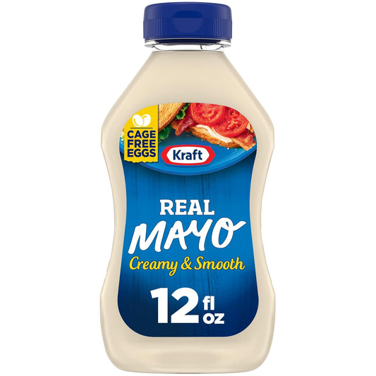 Kraft_Real_Mayo_Creamy_&_Smooth_Mayonnaise,_12_fl_oz_Bottle