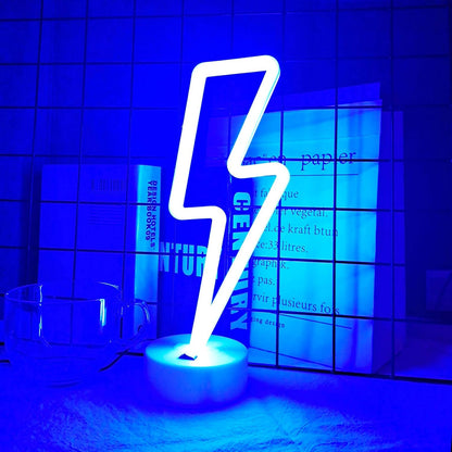 Lightning_Bolt_Neon_Signs_Lightning_Neon_Sign_with_Base_for_Bedroom_LED_Lighting_for_Room_Decor_for_Teen_Girls_Gifts_for_Teenager_Boys_USB/Battery_Cool_Gaming_Light_with_Holder(Blue)