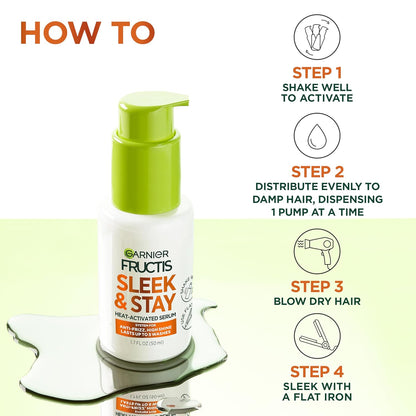 Garnier_Fructis_Sleek_and_Shine_Sleek_and_Stay_Hair_Serum_for_Frizzy,_Dry_Hair,_Heat_Protectant_Formulated_with_Alpha_Silane,_1.7_Fl_Oz(Packaging_May_Vary)