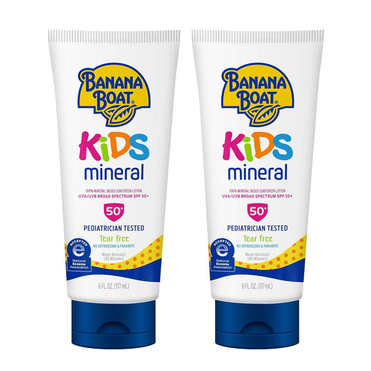 Banana_Boat_100%_Mineral_Kids_Sunscreen_Lotion_SPF_50,_Twin_Pack_|_Banana_Boat_Mineral_Sunscreen_for_Kids,_Childrens_Sunblock_SPF_50,_Oxybenzone_Free,_6Fl_Oz_each_(Pack_of_2)