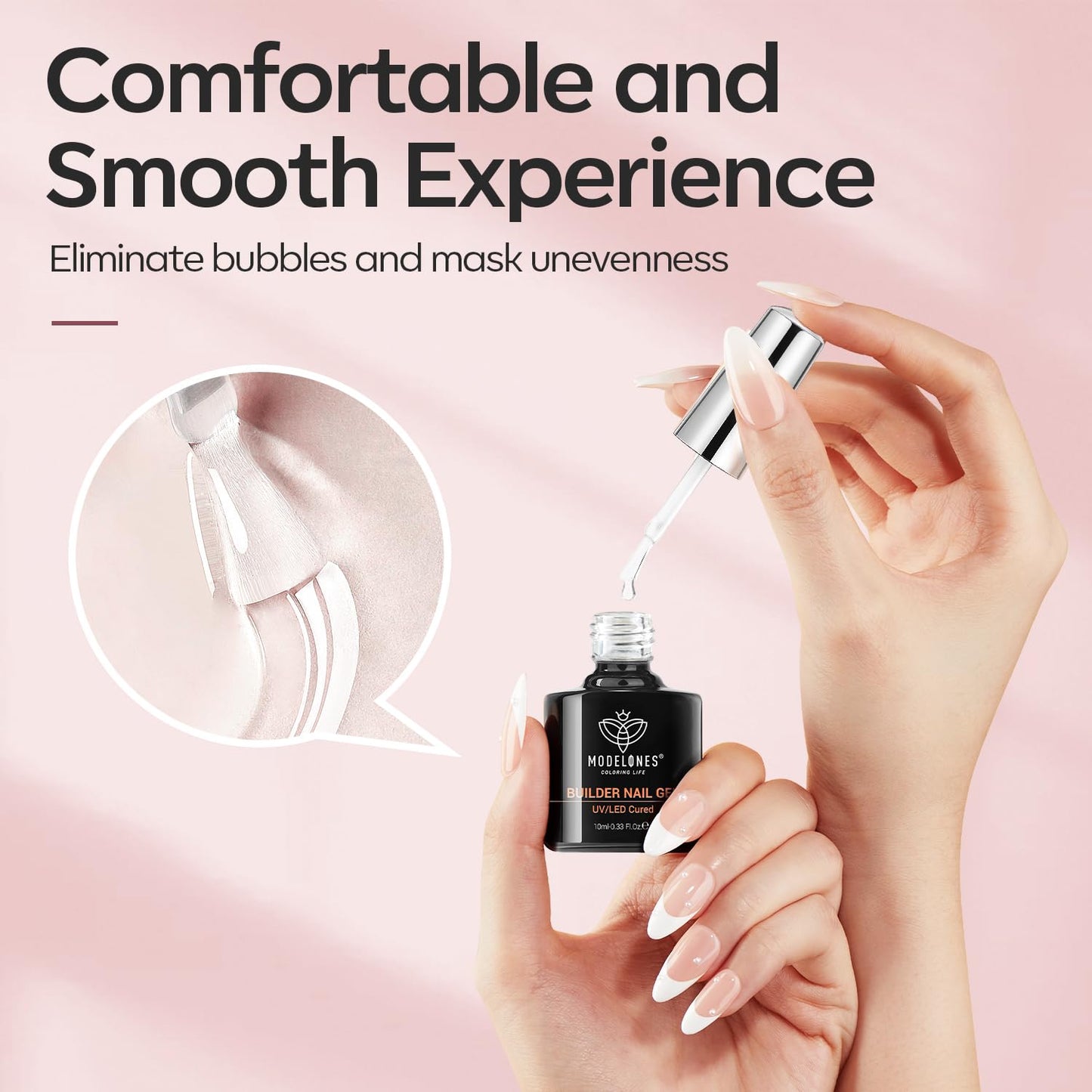 modelones_Builder_Nail_Gel,_2_Pcs_Clear_and_Cover_Nude_Builder_Nail_Polish,_8-in-One_Apex_Building_Thickening_Strengthener_Extension_Rubber_Color_Base_Gel_for_DIY_Home_Salon_Gifts_LED_Lamp_Cured_10ml