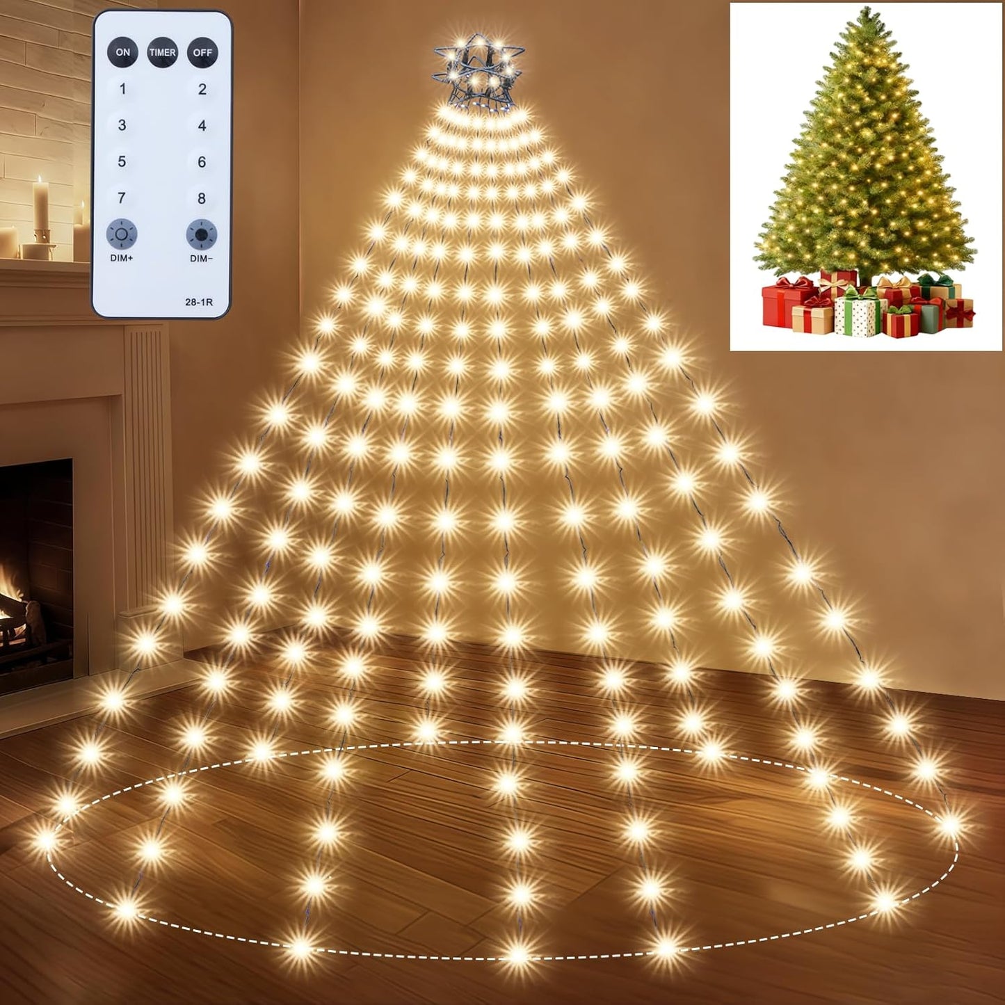Christmas_Tree_Lights_Christmas_Lights_Outdoor_Indoor_WarmWhite_400Led_10_Lines_with_8_Light_Modes,_Timer_and_Remote_Control,_Fairy_String_Lights_for_Wedding_Home_Party_6Ft-9Ft_Xmas_Tree_Decorations
