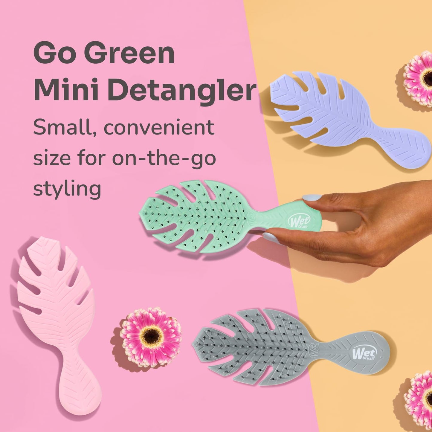 Wet_Brush_Go_Green_Mini_Detangler,_Green_-_Detangling_Travel_Hair_Brush_-_Ultra-Soft_IntelliFlex_Bristles_Glide_Through_Tangles_&_Gently_Loosens_Knots_While_Minimizing_Pain,_Split_Ends_&_Breakage