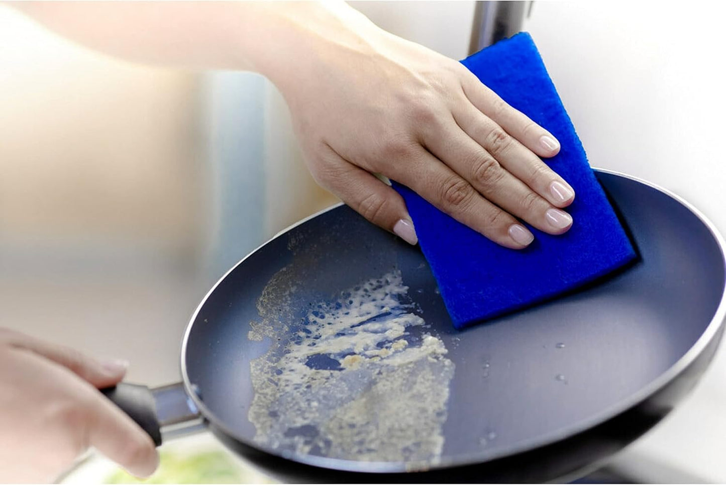 Scotch-Brite_Zero_Scratch_Scouring_Pad,_Effective_+_Gentle_Dish_Scrubber_for_Household_Cleaning,_3_Scrub_Pads_for_Dishes,_Nonstick_Pots_and_Pans,_Glass,_Tubs,_Showers,_Reusable_&_Durable