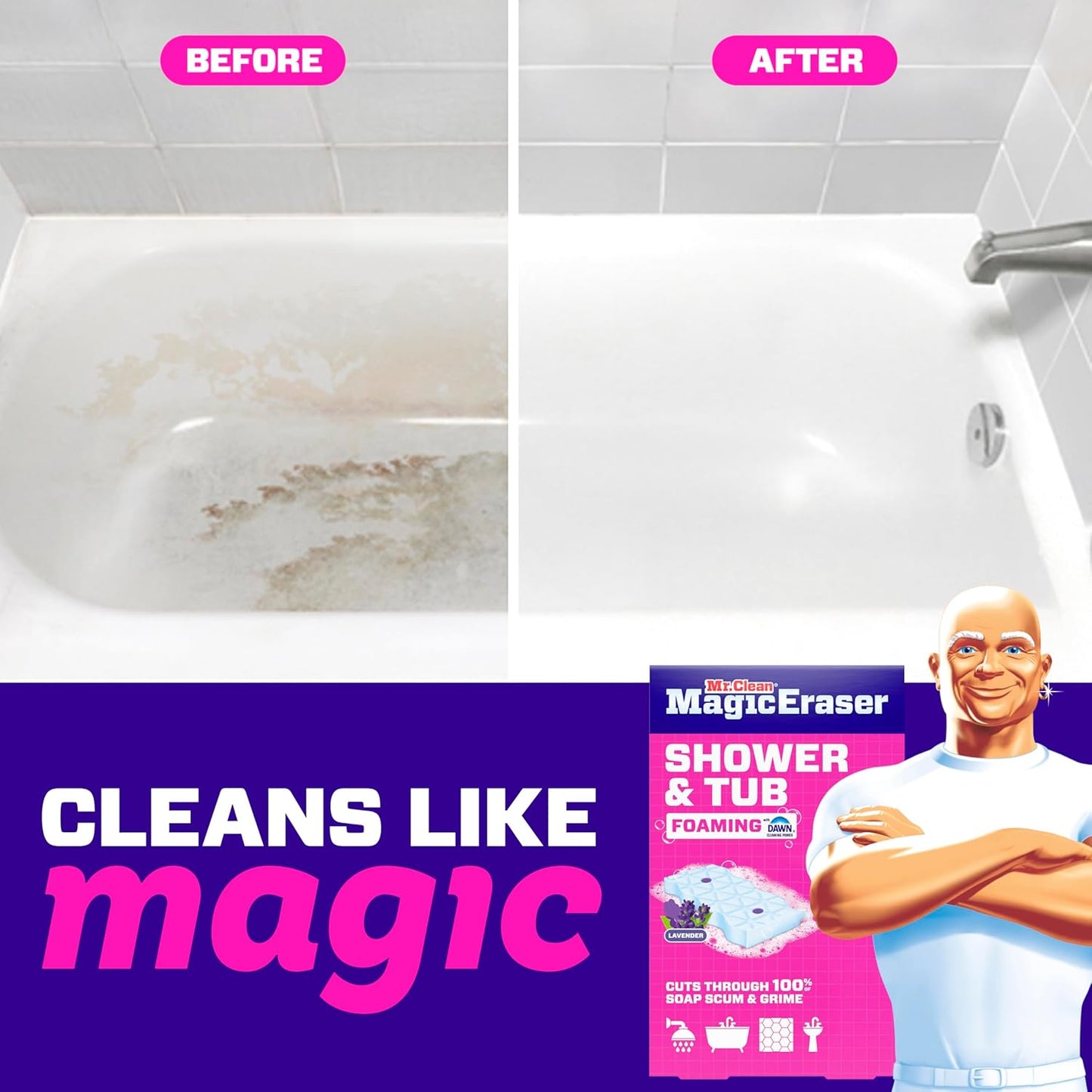 Mr._Clean_Magic_Eraser_Sponge,_Bathroom,_Shower,_Tub_Cleaner,_Soap_Scum_Remover,_Bathroom_Cleaning_Supplies,_Dawn_Cleaning_Power_with_Lavender_Scent,_Shower_&_Tub,_8ct